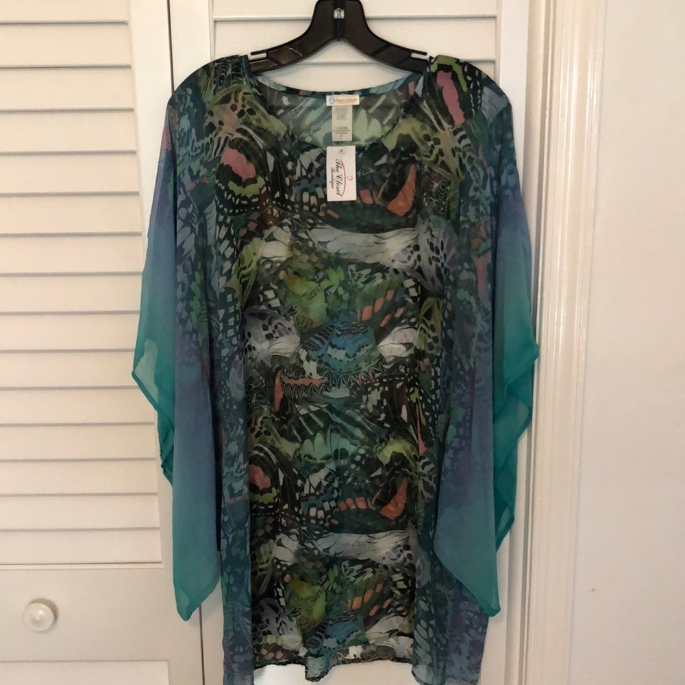 Rubber Ducky Sheer Flowy Kaftan